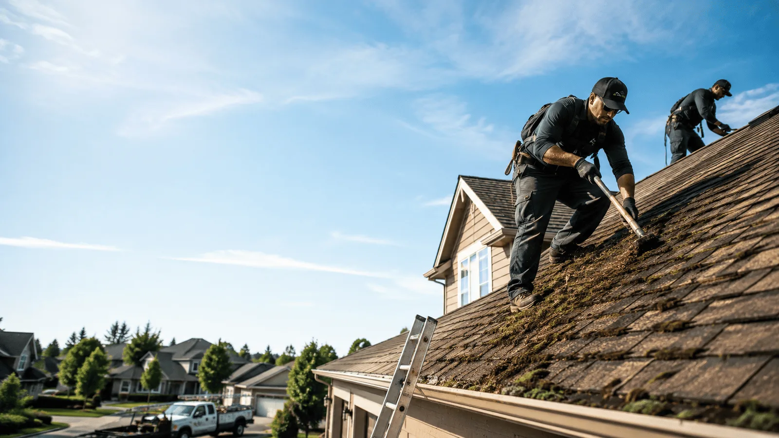 Roof Moss Removal in Glendale Heights, IL near me